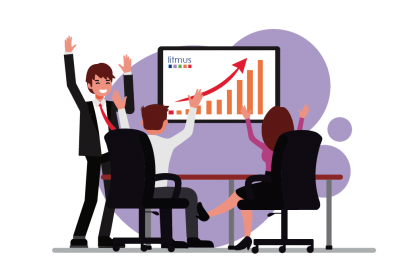 passion2 Litmus graph going up happy